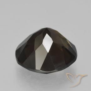 Smoky Quartz Gemstone in 11 mm (calibrated) Size for Sale, Smoky Quartz Stone in Deep Chocolate Brown Color
