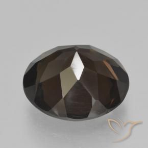 Smoky Quartz Gemstone in 12 mm (calibrated) Size for Sale, Smoky Quartz Stone in Hickory Brown Color