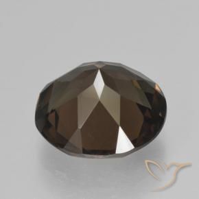 Smoky Quartz Gemstone in 11 mm (calibrated) Size for Sale, Smoky Quartz Stone in Hickory Brown Color
