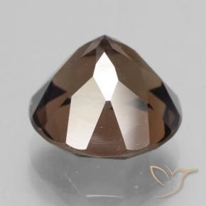 Smoky Quartz Gemstone in 11 mm (calibrated) Size for Sale, Smoky Quartz Stone in Hickory Brown Color