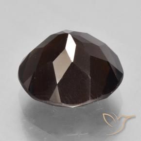 Smoky Quartz Gemstone in 12 mm (calibrated) Size for Sale, Smoky Quartz Stone in Deep Chocolate Brown Color