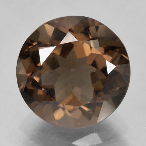 5.3ct Round Facet Brown Smoky Quartz for sale thumb image of 5.3ct Round Facet Brown Smoky Quartz (ID: 464019)