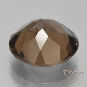Smoky Quartz Gemstone in 13 mm (calibrated) Size for Sale, Smoky Quartz Stone in Medium Brown Color