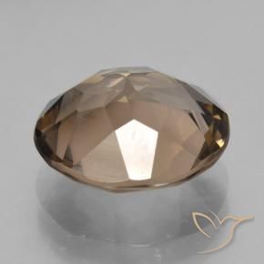 Smoky Quartz Gemstone in 13 mm (calibrated) Size for Sale, Smoky Quartz Stone in Medium Brown Color
