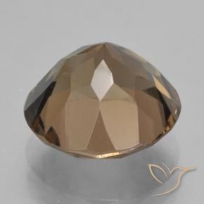 Smoky Quartz Gemstone in 12 mm (calibrated) Size for Sale, Smoky Quartz Stone in Medium-Dark Brown Color