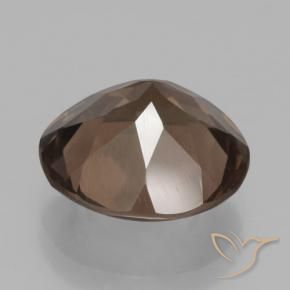 Smoky Quartz Gemstone in 12 mm (calibrated) Size for Sale, Smoky Quartz Stone in Hickory Brown Color