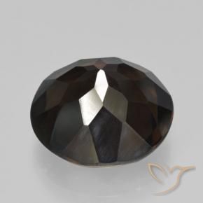 Smoky Quartz Gemstone in 16 mm (calibrated) Size for Sale, Smoky Quartz Stone in Chocolate Brown Color