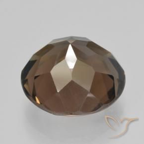 Smoky Quartz Gemstone in 12 mm (calibrated) Size for Sale, Smoky Quartz Stone in Warm Brown Color