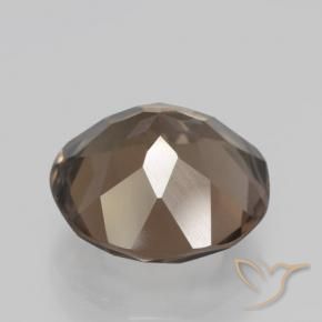 Smoky Quartz Gemstone in 11 mm (calibrated) Size for Sale, Smoky Quartz Stone in Gingerbread Brown Color