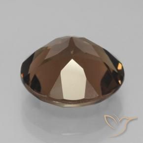 Smoky Quartz Gemstone in 13 mm (calibrated) Size for Sale, Smoky Quartz Stone in Hickory Brown Color