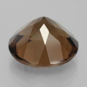 Smoky Quartz Gemstone in 14 mm (calibrated) Size for Sale, Smoky Quartz Stone in Hickory Brown Color
