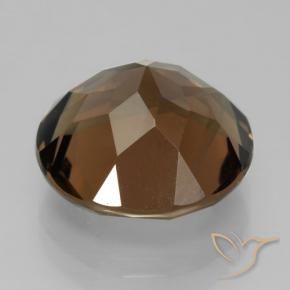 Smoky Quartz Gemstone in 13 mm (calibrated) Size for Sale, Smoky Quartz Stone in Medium Brown Color