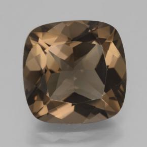 6.9ct Cushion-Cut Brown Smoky Quartz Gem for sale 6.9ct Cushion-Cut Brown Smoky Quartz Gem (ID: 465794)