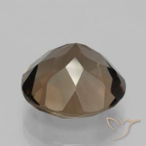 Smoky Quartz Gemstone in 14 mm (calibrated) Size for Sale, Smoky Quartz Stone in Gingerbread Brown Color