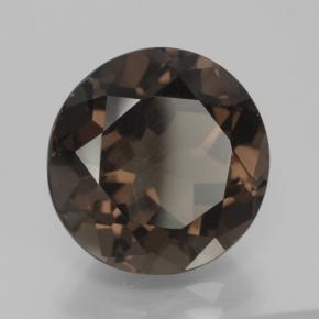 7.28 ct Brown Smoky Quartz Stone, Natural Smoky Quartz in Round Facet Shape for Sale
