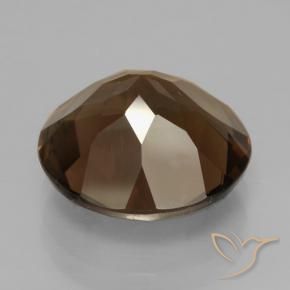 Smoky Quartz Gemstone in 13 mm (calibrated) Size for Sale, Smoky Quartz Stone in Hickory Brown Color