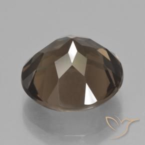 Smoky Quartz Gemstone in 13 mm (calibrated) Size for Sale, Smoky Quartz Stone in Hickory Brown Color