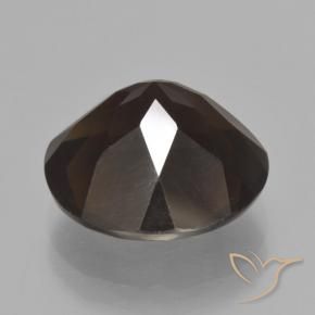 Smoky Quartz Gemstone in 13 mm (calibrated) Size for Sale, Smoky Quartz Stone in Dark Brown Color