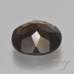 Smoky Quartz Gemstone in 13 mm (calibrated) Size for Sale, Smoky Quartz Stone in Medium Brown Color