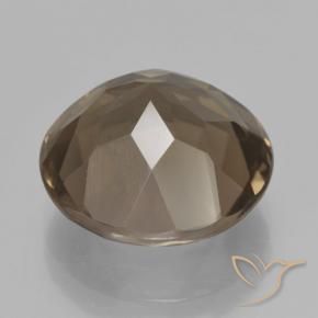 Smoky Quartz Gemstone in 13 mm (calibrated) Size for Sale, Smoky Quartz Stone in Gingerbread Brown Color