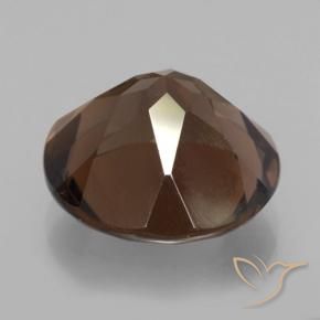 Smoky Quartz Gemstone in 13 mm (calibrated) Size for Sale, Smoky Quartz Stone in Hickory Brown Color