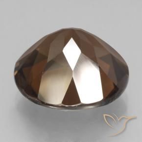 Smoky Quartz Gemstone in 14 mm (calibrated) Size for Sale, Smoky Quartz Stone in Hickory Brown Color
