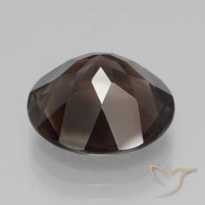 Smoky Quartz Gemstone in 14 mm (calibrated) Size for Sale, Smoky Quartz Stone in Chocolate Brown Color