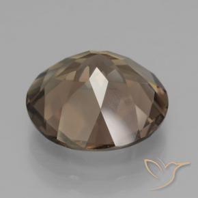 Smoky Quartz Gemstone in 14 mm (calibrated) Size for Sale, Smoky Quartz Stone in Hickory Brown Color