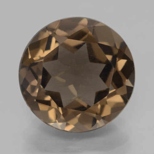 6.8ct Round Facet Brown Smoky Quartz for sale thumb image of 6.8ct Round Facet Brown Smoky Quartz (ID: 466005)
