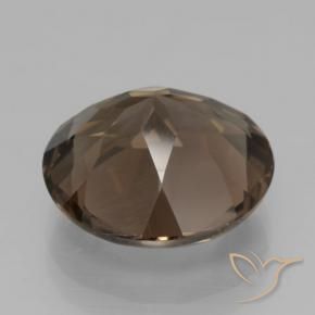 Smoky Quartz Gemstone in 13 mm (calibrated) Size for Sale, Smoky Quartz Stone in Hickory Brown Color