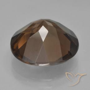 Smoky Quartz Gemstone in 14 mm (calibrated) Size for Sale, Smoky Quartz Stone in Medium Brown Color