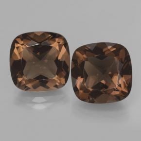 6.7ct Cushion-Cut Brown Smoky Quartz Gem for sale 6.7ct Cushion-Cut Brown Smoky Quartz Gem (ID: 466243)