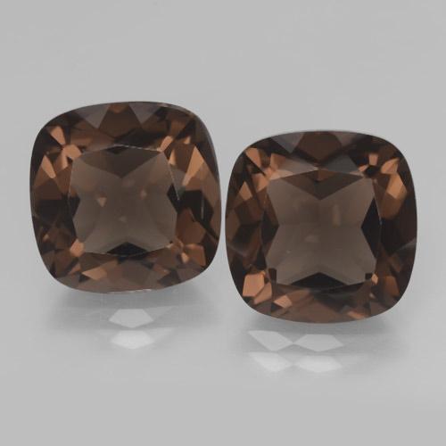 6.5ct Cushion-Cut Brown Smoky Quartz Gem for sale 6.5ct Cushion-Cut Brown Smoky Quartz Gem (ID: 466246)