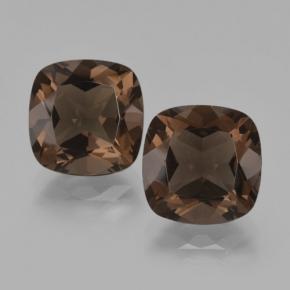 13.1ct Cushion-Cut Brown Smoky Quartz for sale thumb image of 13.1ct Cushion-Cut Brown Smoky Quartz (ID: 466264)
