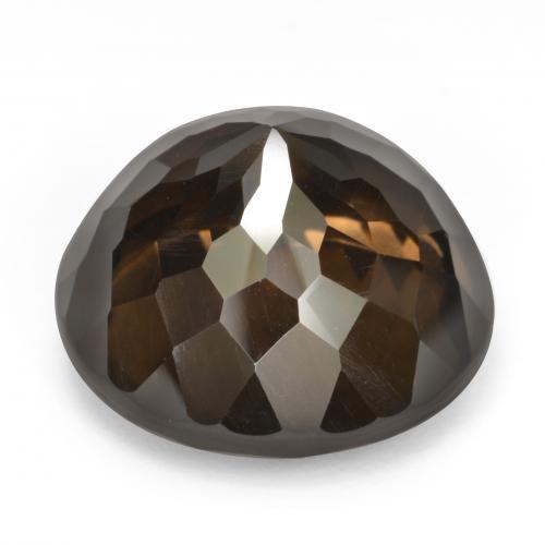 Smoky Quartz Gemstone in 18.9 mm Size for Sale, Smoky Quartz Stone in Dark Brown Color