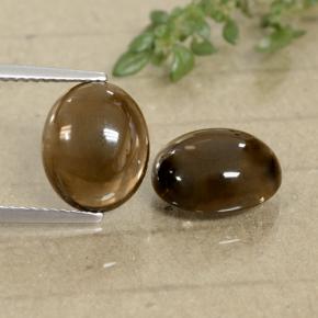 3.9ct Oval Cabochon Brown Smoky Quartz Gem for sale 3.9ct Oval Cabochon Brown Smoky Quartz Gem (ID: 469354)