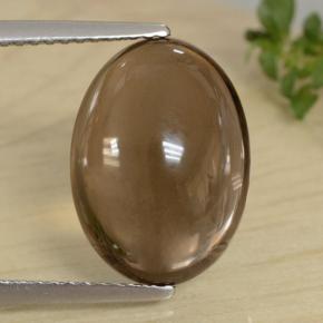 6.7ct Oval Cabochon Brown Smoky Quartz Gem for sale 6.7ct Oval Cabochon Brown Smoky Quartz Gem (ID: 469359)