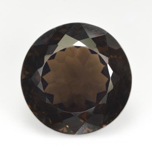 Marrón medio Cuarzo Ahumado Gema - 23.1ct Faceta Redonda (ID: 473139)