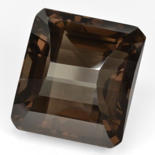31.23 ct Brown Smoky Quartz Stone, Natural Smoky Quartz in Octagon Step Cut Shape for Sale