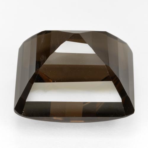 Smoky Quartz Gemstone in 18.7 x 17.3 mm Size for Sale, Smoky Quartz Stone in Dark Brown Color