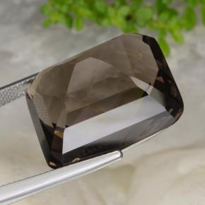 Smoky Quartz Gemstone in 21.4 x 18.3 mm Size for Sale, Smoky Quartz Stone in Brown Color