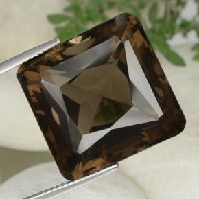 40.76 ct Brown Smoky Quartz Gemstone, Smoky Quartz Gem in Octagon / Scissor Cut Shape for Sale.