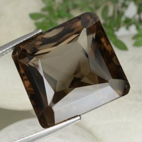 40.76 ct Brown Smoky Quartz Stone, Natural Smoky Quartz in Octagon / Scissor Cut Shape for Sale