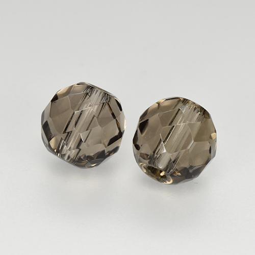 1.4ct Drilled Faceted Sphere Brown Smoky Quartz Gem for sale 1.4ct Drilled Faceted Sphere Brown Smoky Quartz Gem (ID: 479033)