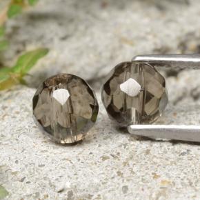 2.7ct Drilled Faceted Sphere Brown Smoky Quartz for sale thumb image of 2.7ct Drilled Faceted Sphere Brown Smoky Quartz (ID: 479141)