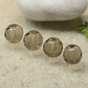1.6ct Drilled Sphere Brown Smoky Quartz for sale thumb image of 1.6ct Drilled Sphere Brown Smoky Quartz (ID: 479400)