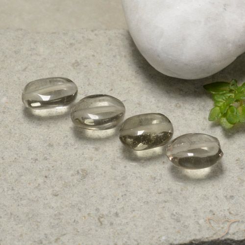 4.45 ct Oval Smoky Quartz, 7.8 x 5.7 mm From Brazil, Photo A