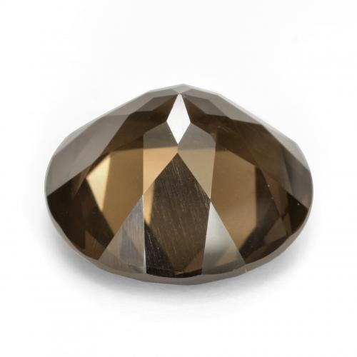 Smoky Quartz Gemstone in 18 mm (calibrated) Size for Sale, Smoky Quartz Stone in Dark Brown Color