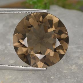 15.4ct Round Facet Brown Smoky Quartz for sale thumb image of 15.4ct Round Facet Brown Smoky Quartz (ID: 497336)