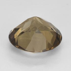 Smoky Quartz Gemstone in 12 mm (calibrated) Size for Sale, Smoky Quartz Stone in Medium Brown Color